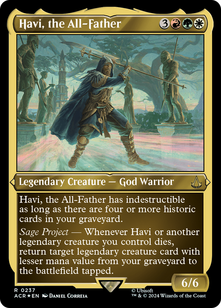 Havi, the All-Father (237) [Assassin's Creed] etched - Deck Out Gaming