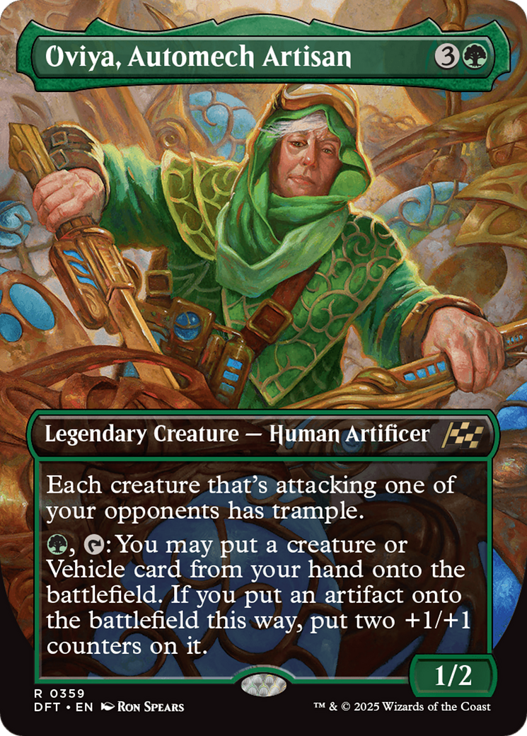 Oviya, Automech Artisan (Borderless) (359) [Aetherdrift] - Deck Out Gaming