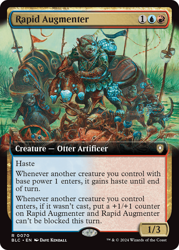 Rapid Augmenter (Extended Art) (70) [Bloomburrow Commander] - Deck Out Gaming