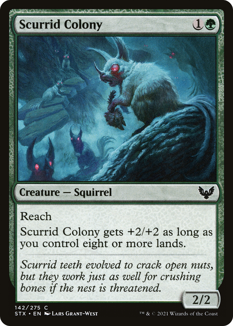 Scurrid Colony (142) [Strixhaven: School of Mages] foil - Deck Out Gaming