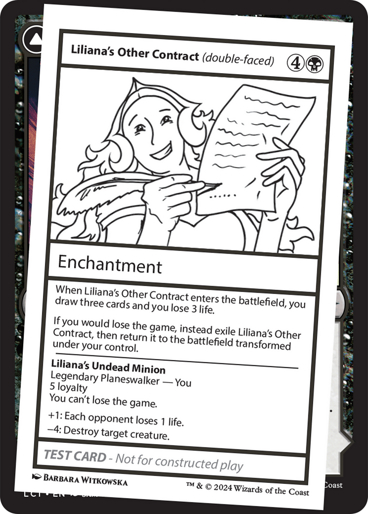 Liliana's Other Contract (double-faced) () [Mystery Booster 2] - Deck Out Gaming