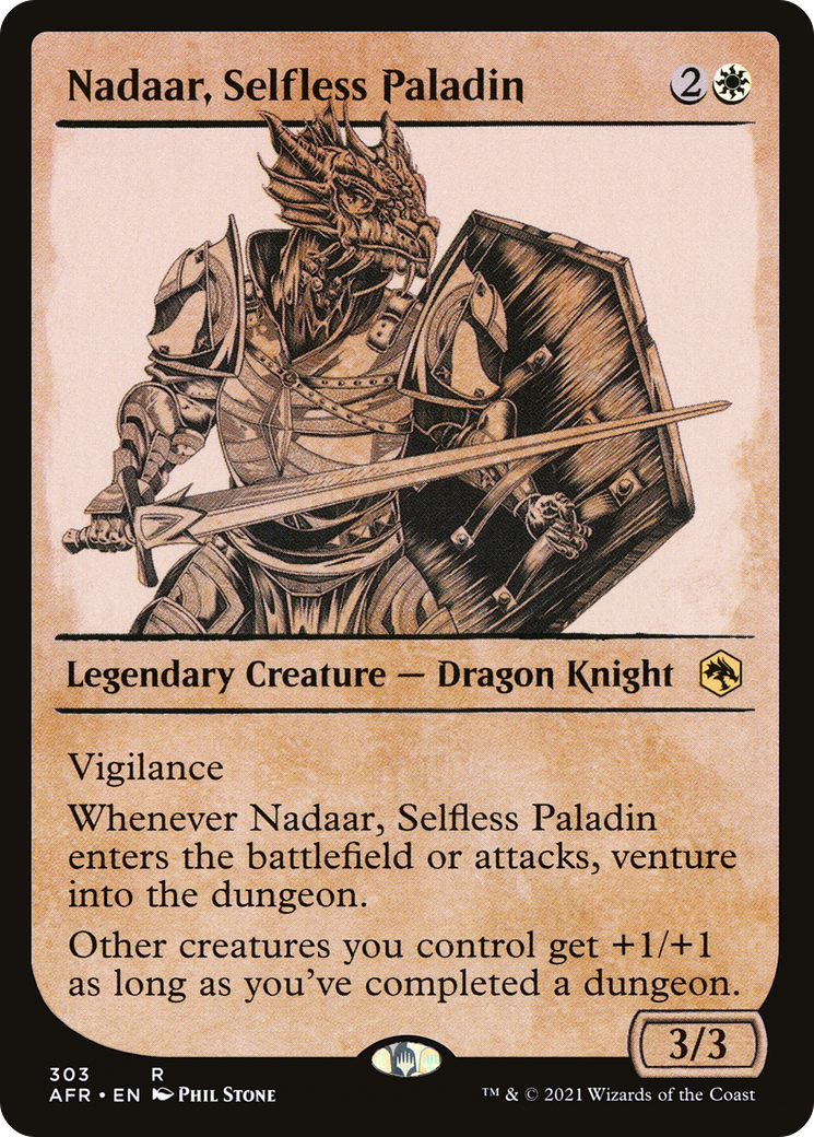 Nadaar, Selfless Paladin (303) [Adventures in the Forgotten Realms] foil - Deck Out Gaming