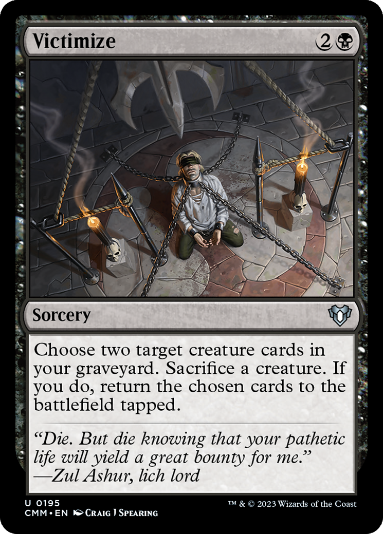 Victimize (195) [Commander Masters] foil - Deck Out Gaming