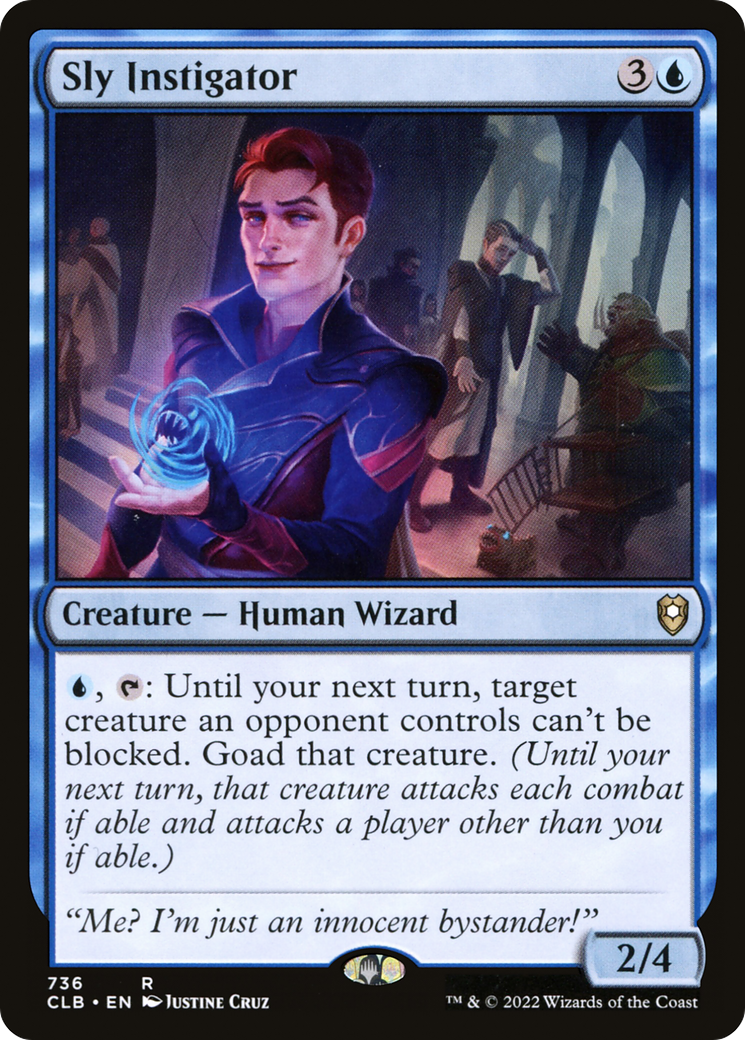 Sly Instigator (736) [Commander Legends: Battle for Baldur's Gate] - Deck Out Gaming