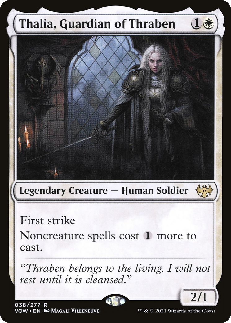 Thalia, Guardian of Thraben (38) [Innistrad: Crimson Vow] foil - Deck Out Gaming