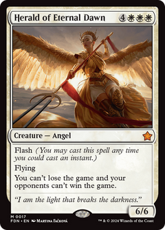 Herald of Eternal Dawn (17) [Foundations] foil - Deck Out Gaming