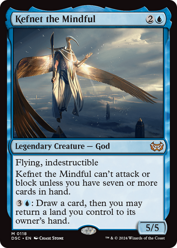 Kefnet the Mindful (118) [Duskmourn: House of Horror Commander] - Deck Out Gaming