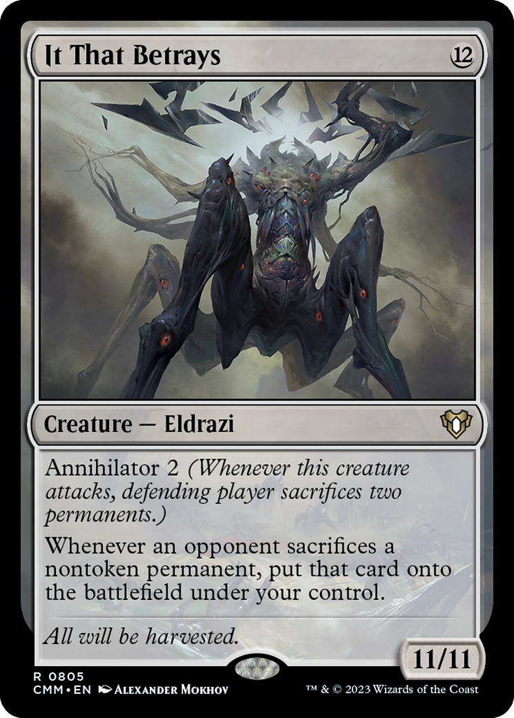 It That Betrays (805) [Commander Masters] - Deck Out Gaming