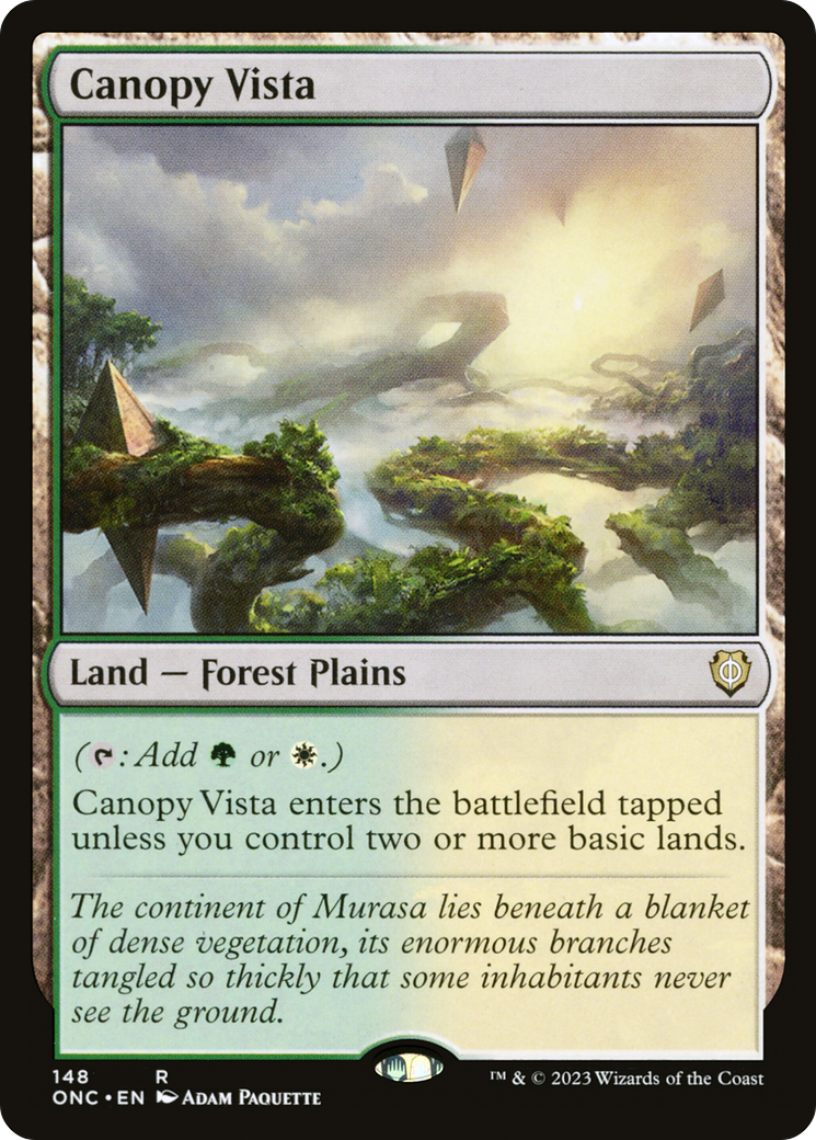 Canopy Vista (148) [Commander: Phyrexia: All Will Be One] - Deck Out Gaming