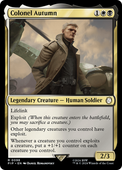 Colonel Autumn (98) [Fallout] - Deck Out Gaming