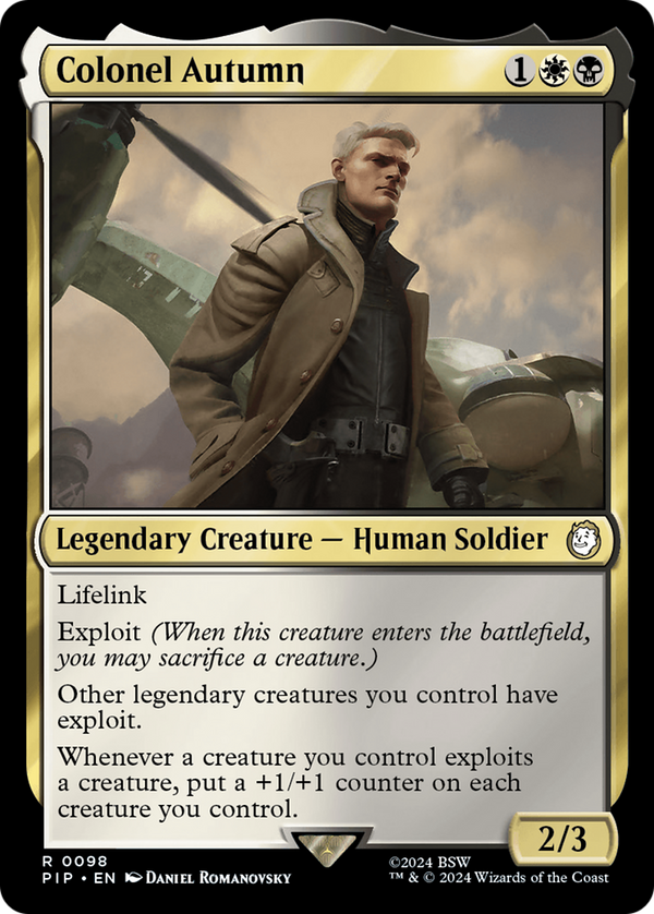 Colonel Autumn (98) [Fallout] - Deck Out Gaming