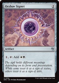 Orzhov Signet (134) [Commander: Aetherdrift] - Deck Out Gaming