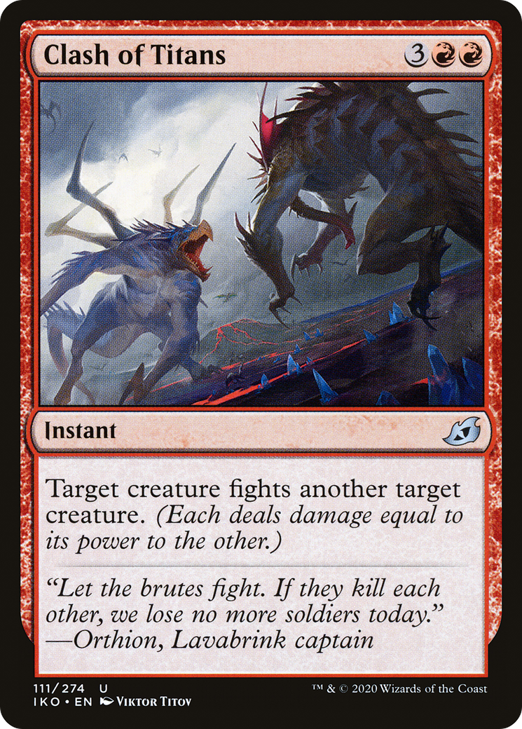 Clash of Titans (111) [Ikoria: Lair of Behemoths] - Deck Out Gaming