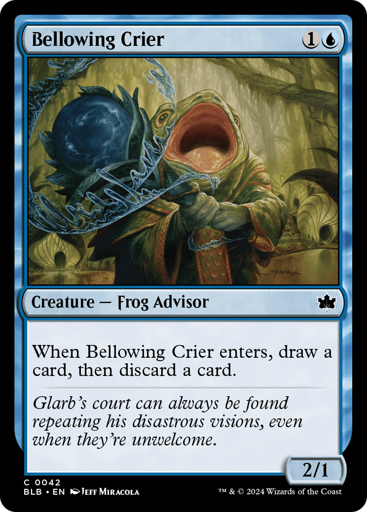 Bellowing Crier (42) [Bloomburrow] foil - Deck Out Gaming