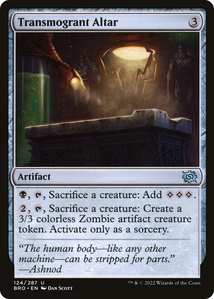 Transmogrant Altar (124) [The Brothers' War] foil - Deck Out Gaming