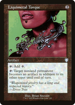 Liquimetal Torque (Retro Frame) (145) [The Brothers' War Commander] - Deck Out Gaming