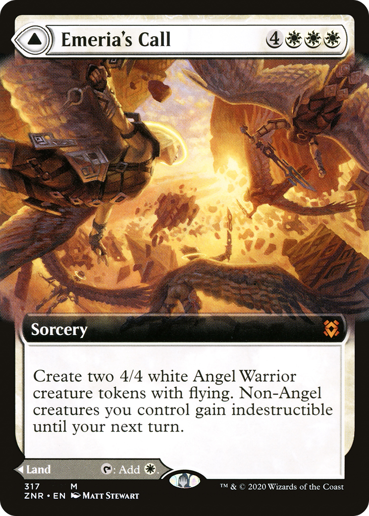 Emeria's Call (Extended Art) (317) [Zendikar Rising] - Deck Out Gaming