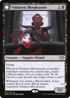 Voldaren Bloodcaster // Bloodbat Summoner (137) [Innistrad: Crimson Vow] - Deck Out Gaming