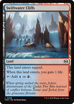 Swiftwater Cliffs (268) [Tarkir: Dragonstorm] - Deck Out Gaming