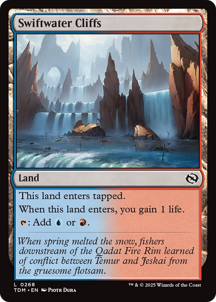 Swiftwater Cliffs (268) [Tarkir: Dragonstorm] - Deck Out Gaming