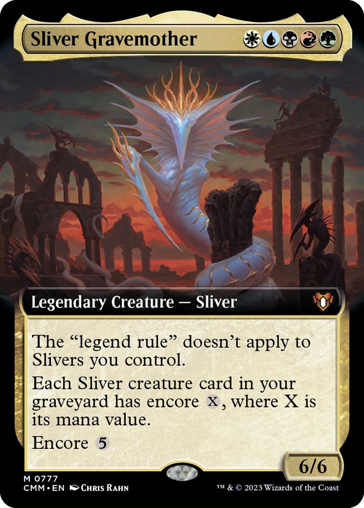 Sliver Gravemother (Extended Art) (777) [Commander Masters] - Deck Out Gaming