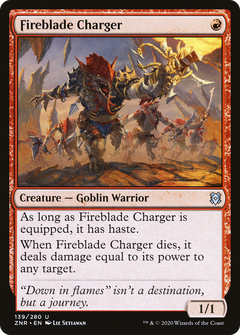 Fireblade Charger (139) [Zendikar Rising] foil - Deck Out Gaming