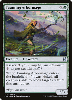 Taunting Arbormage (212) [Zendikar Rising] foil - Deck Out Gaming