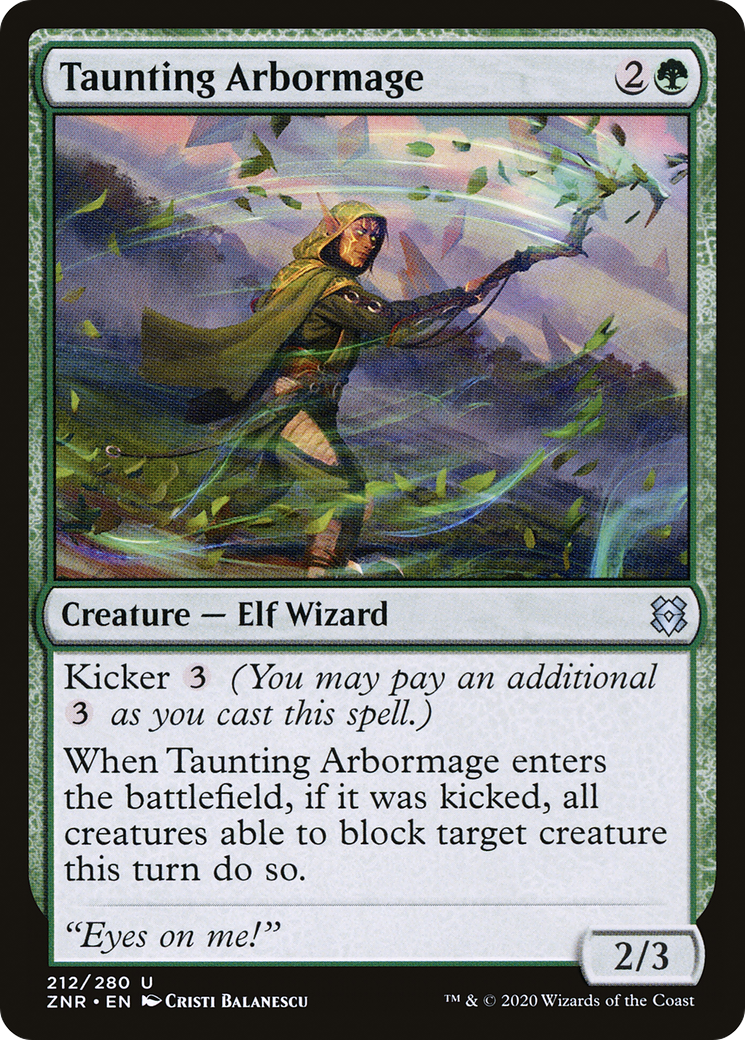 Taunting Arbormage (212) [Zendikar Rising] - Deck Out Gaming
