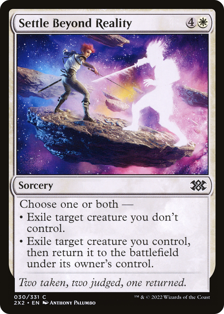 Settle Beyond Reality (30) [Double Masters 2022] foil - Deck Out Gaming