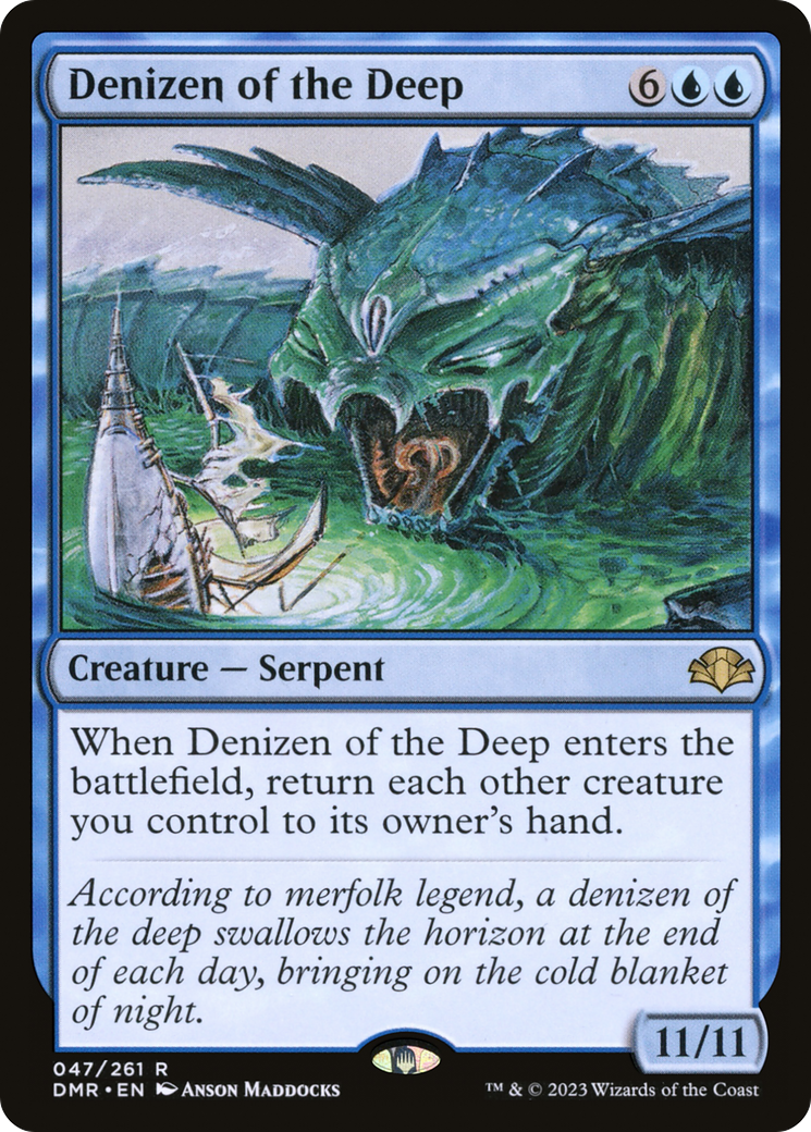 Denizen of the Deep (47) [Dominaria Remastered] - Deck Out Gaming