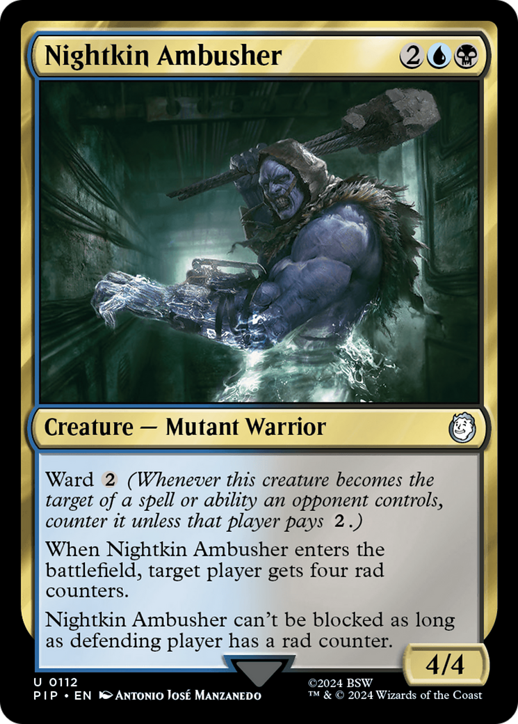 Nightkin Ambusher (112) [Fallout] foil - Deck Out Gaming