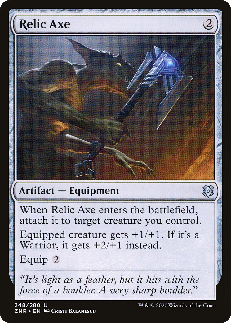 Relic Axe (248) [Zendikar Rising] - Deck Out Gaming