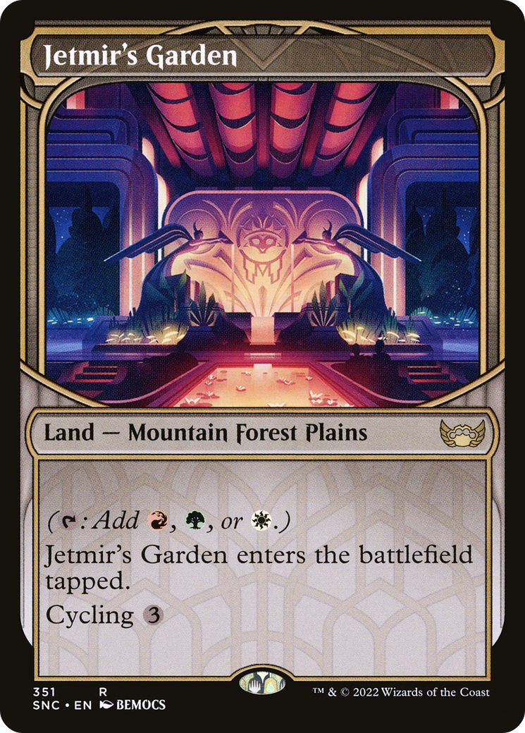 Jetmir's Garden (Showcase) (351) [Streets of New Capenna] foil - Deck Out Gaming