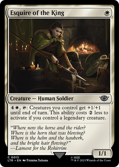 Esquire of the King (13) [The Lord of the Rings: Tales of Middle-earth] - Deck Out Gaming