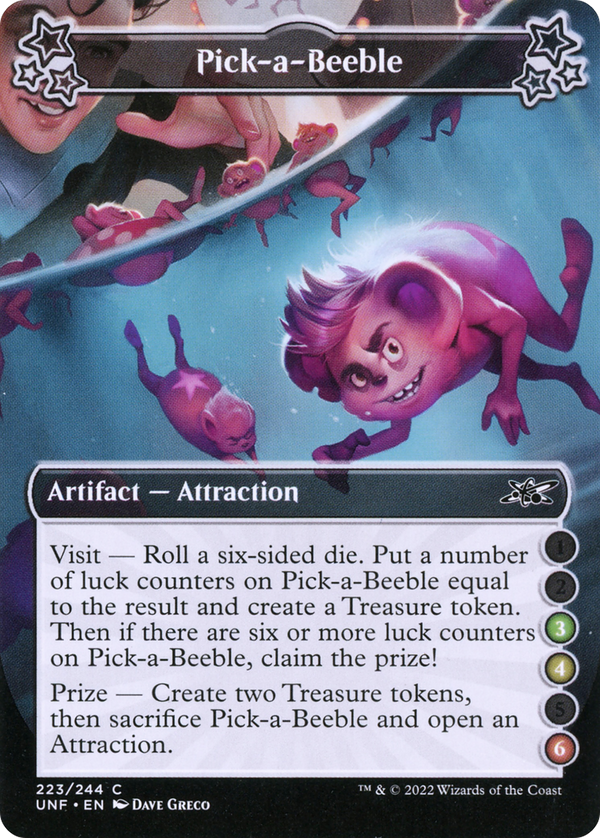 Pick-a-Beeble (3-4-6) (223) [Unfinity] foil - Deck Out Gaming