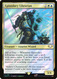 Epistolary Librarian (Surge Foil) (118) [Warhammer 40,000 Commander] foil - Deck Out Gaming