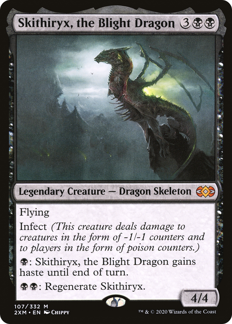 Skithiryx, the Blight Dragon (107) [Double Masters] - Deck Out Gaming