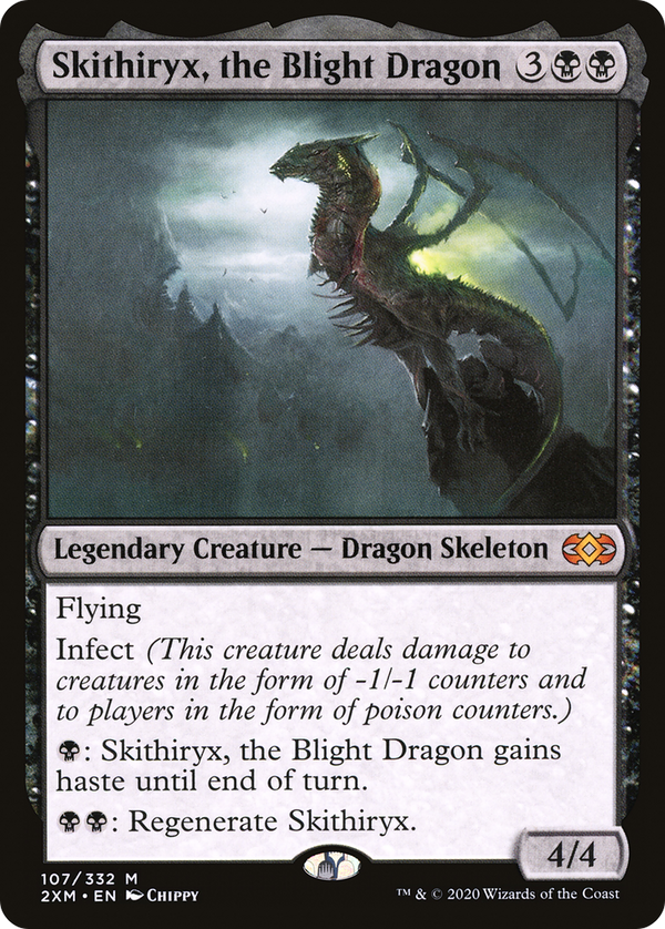 Skithiryx, the Blight Dragon (107) [Double Masters] - Deck Out Gaming