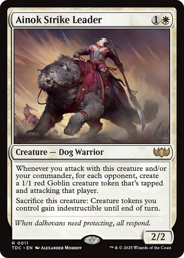 Ainok Strike Leader (11) [Commander: Tarkir: Dragonstorm] - Deck Out Gaming