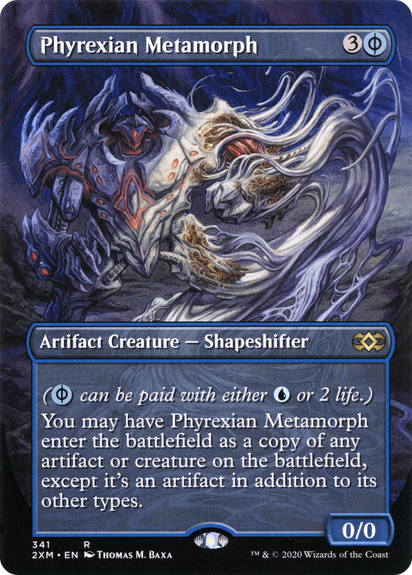 Phyrexian Metamorph (Borderless) (341) [Double Masters] foil - Deck Out Gaming