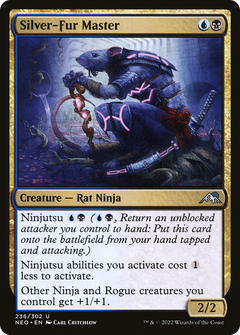 Silver-Fur Master (236) [Kamigawa: Neon Dynasty] foil - Deck Out Gaming