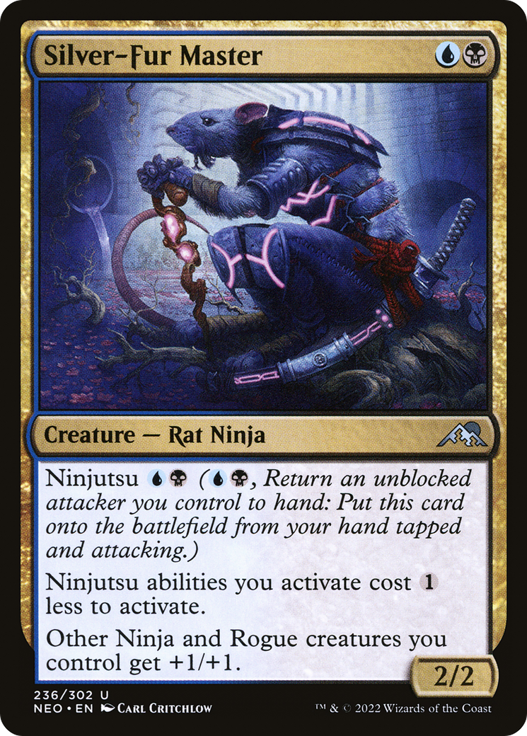 Silver-Fur Master (236) [Kamigawa: Neon Dynasty] foil - Deck Out Gaming