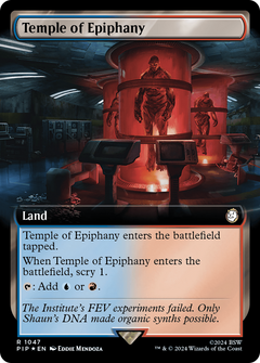Temple of Epiphany (Extended Art) (Surge Foil) (1047) [Fallout] foil - Deck Out Gaming