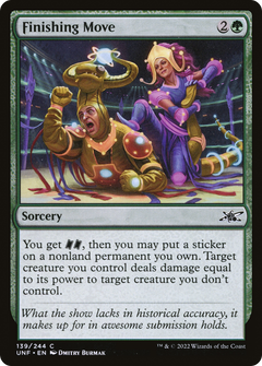 Finishing Move (139) [Unfinity] foil - Deck Out Gaming
