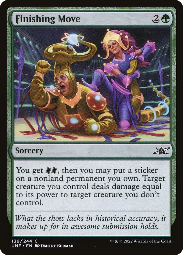 Finishing Move (139) [Unfinity] foil - Deck Out Gaming