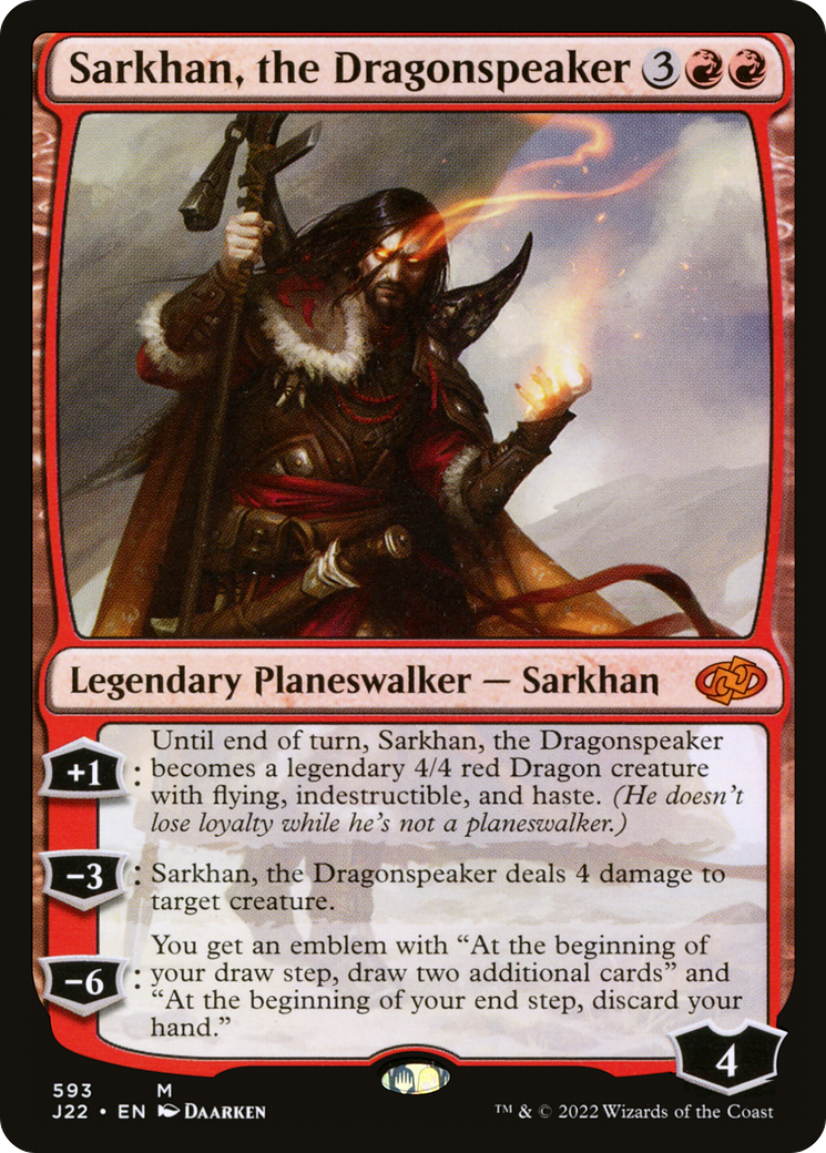 Sarkhan, the Dragonspeaker (593) [Jumpstart 2022] - Deck Out Gaming
