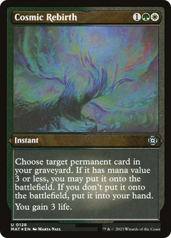 Cosmic Rebirth (128) [March of the Machine: The Aftermath] etched - Deck Out Gaming