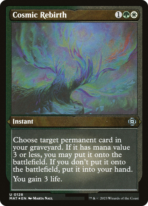Cosmic Rebirth (128) [March of the Machine: The Aftermath] etched - Deck Out Gaming