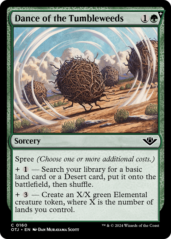 Dance of the Tumbleweeds (160) [Outlaws of Thunder Junction] foil - Deck Out Gaming