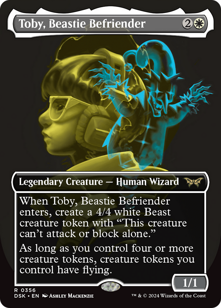 Toby, Beastie Befriender (Showcase) (356) [Duskmourn: House of Horror] foil - Deck Out Gaming